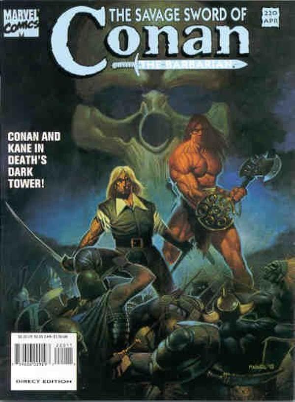 The Savage Sword of Conan #220 cover