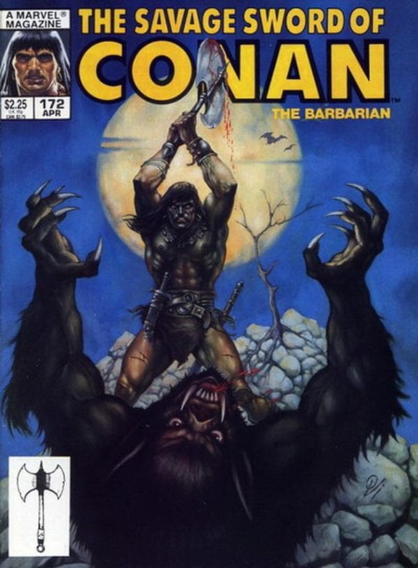 The Savage Sword of Conan #172 cover