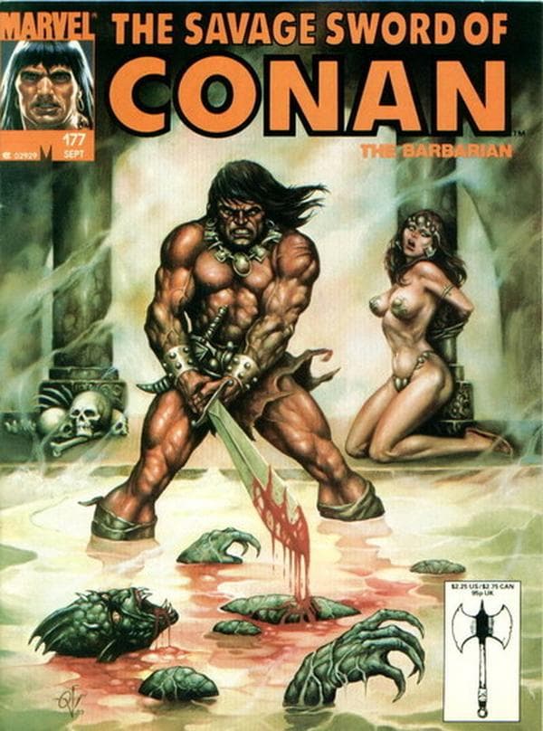 The Savage Sword of Conan #177 cover