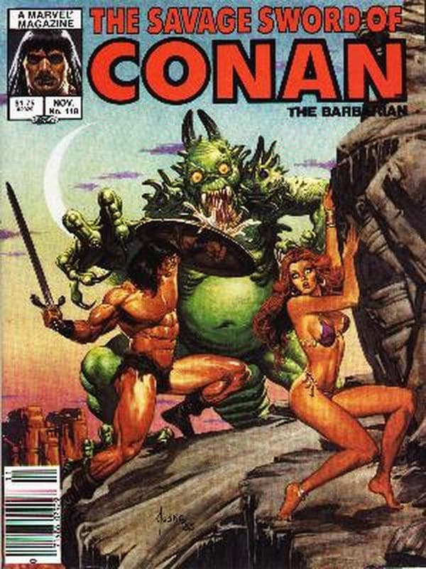 The Savage Sword of Conan #118 cover