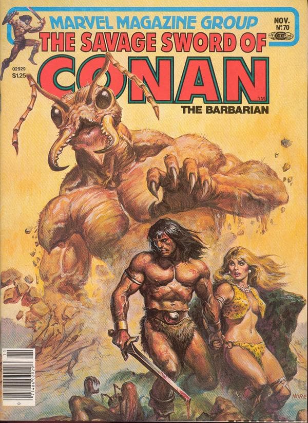 The Savage Sword of Conan #70 cover