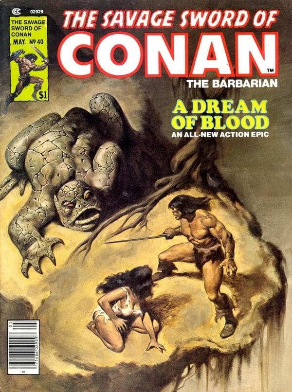 The Savage Sword of Conan #40 cover