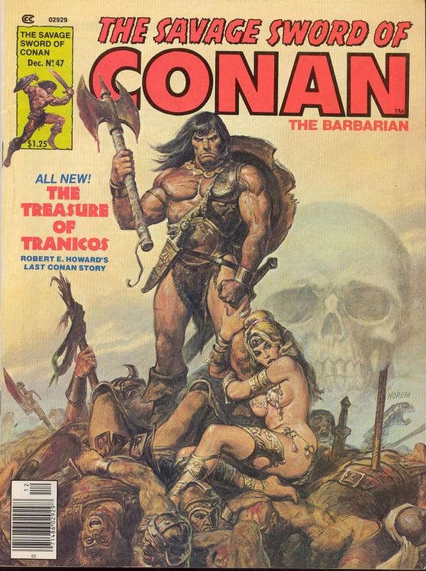 The Savage Sword of Conan #47 cover