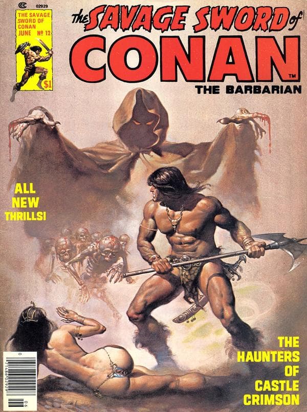 The Savage Sword of Conan #12 cover