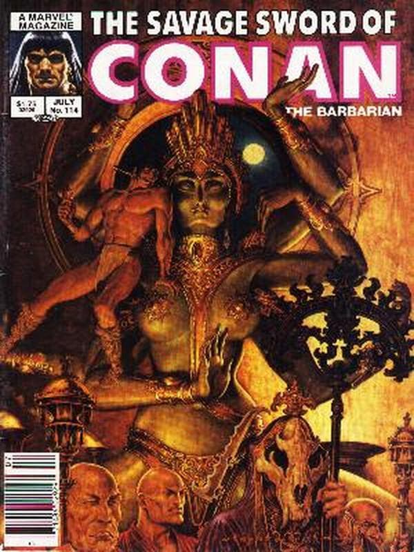 The Savage Sword of Conan #114 cover
