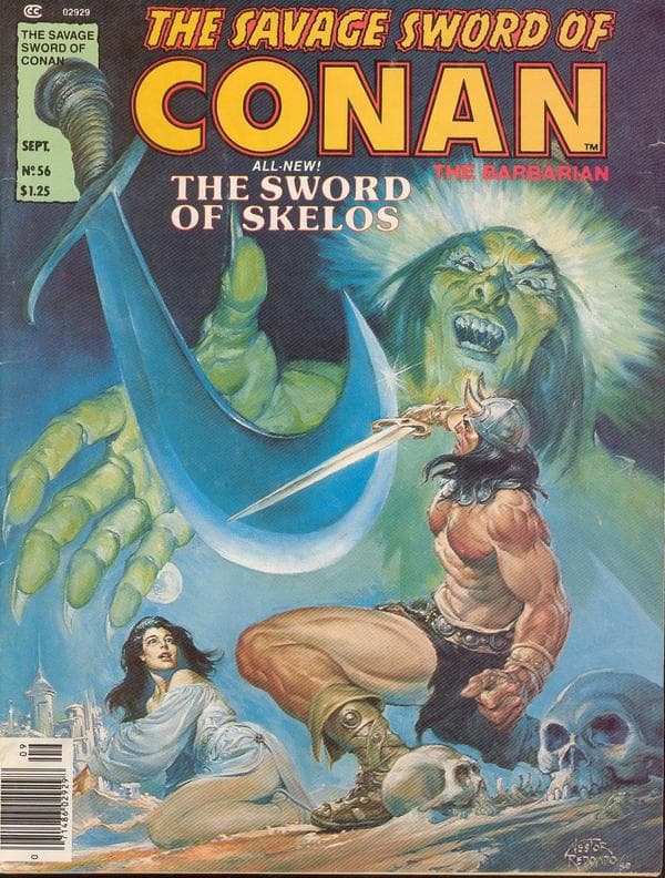 The Savage Sword of Conan #56 cover