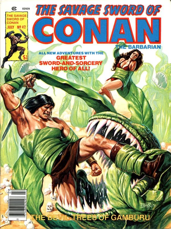 The Savage Sword of Conan #42 cover