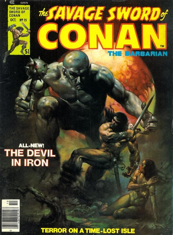 The Savage Sword of Conan #15 cover