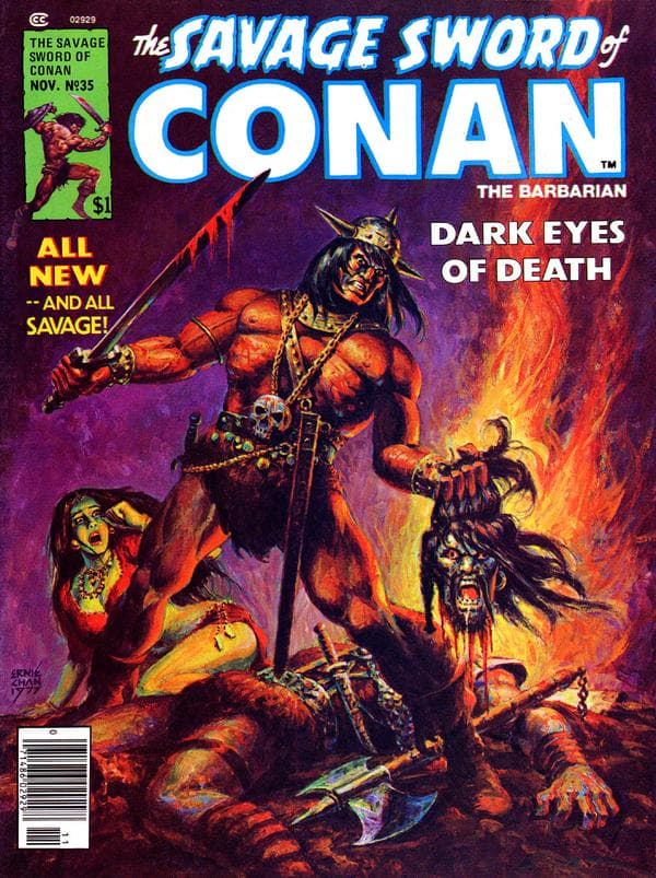 The Savage Sword of Conan #35 cover