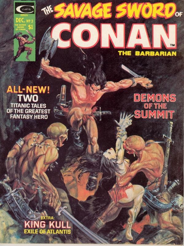 The Savage Sword of Conan #3 cover