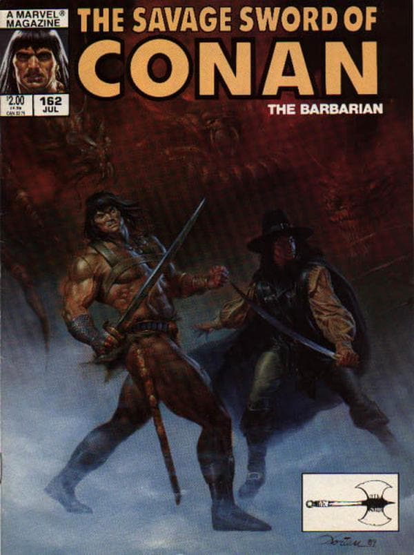 The Savage Sword of Conan #162 cover