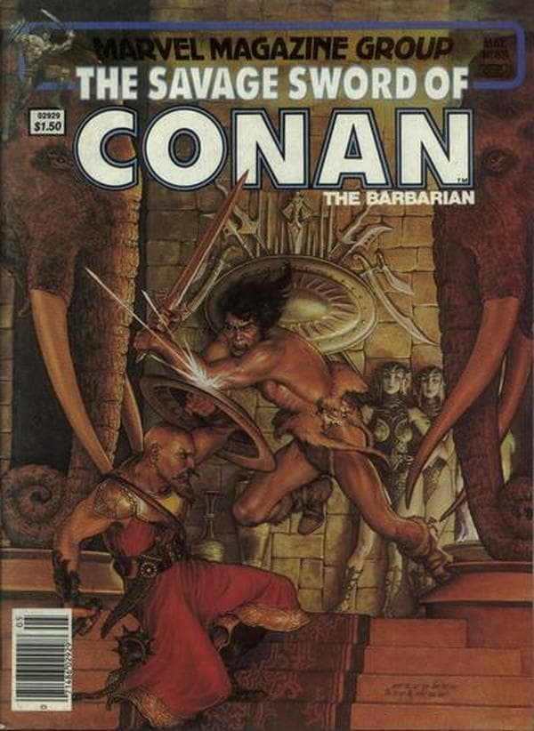 The Savage Sword of Conan #88 cover