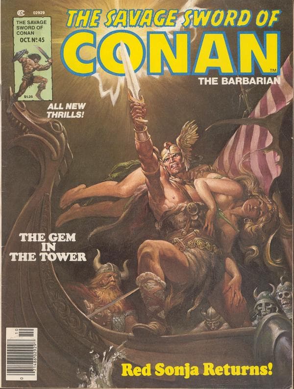 The Savage Sword of Conan #45 cover