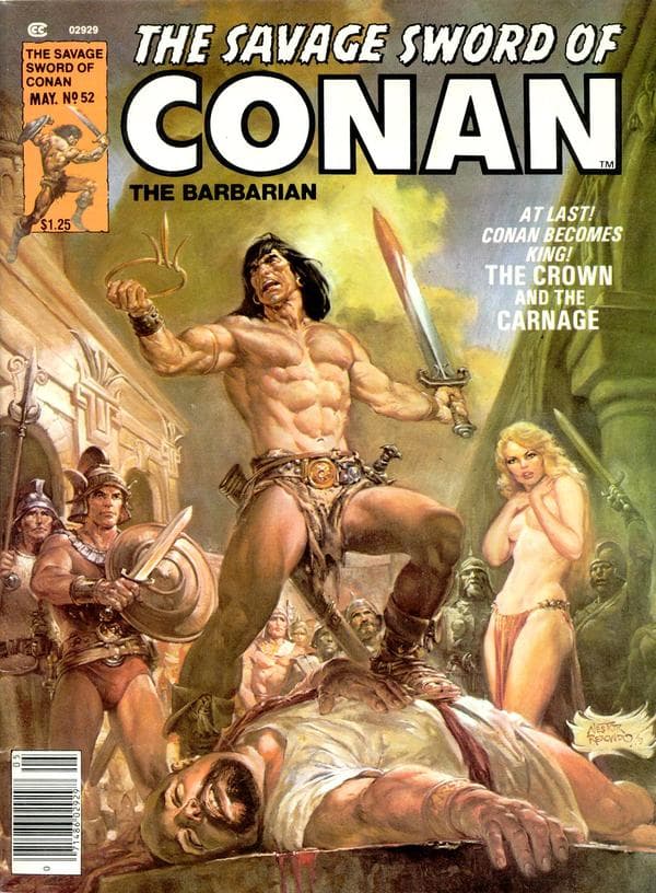 The Savage Sword of Conan #52 cover
