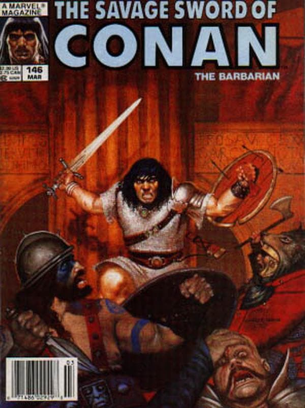 The Savage Sword of Conan #146 cover