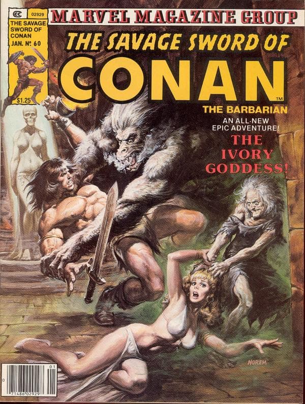 The Savage Sword of Conan #60 cover