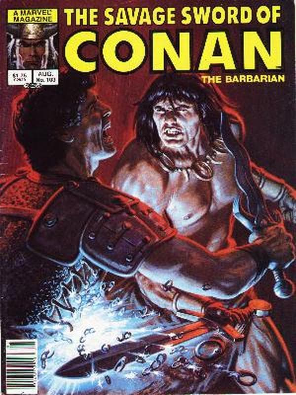 The Savage Sword of Conan #103 cover