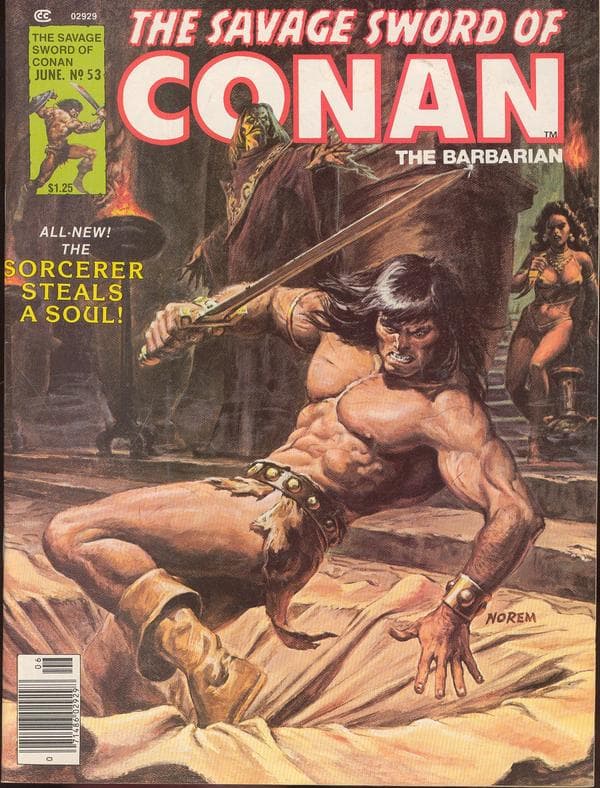 The Savage Sword of Conan #53 cover