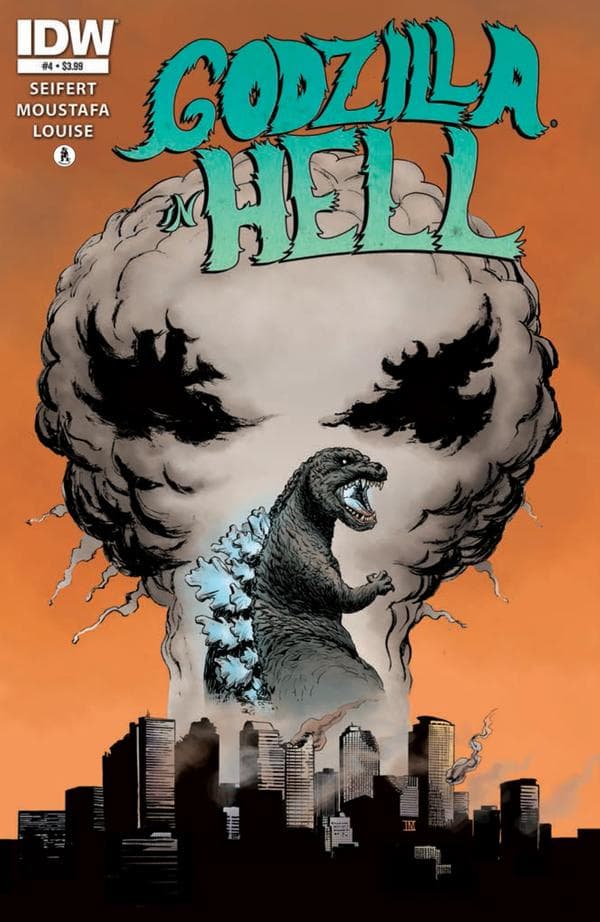 Godzilla in Hell #4 cover