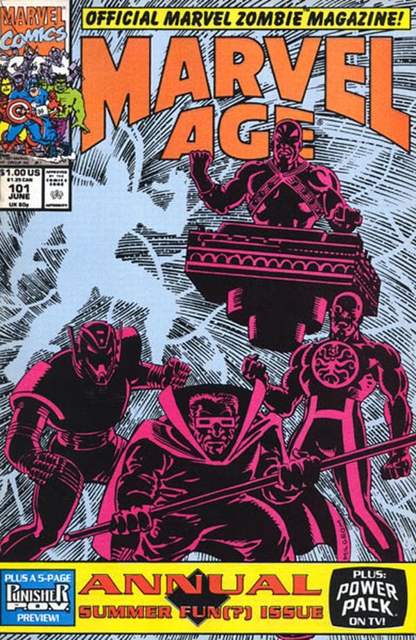 Marvel Age #101 cover