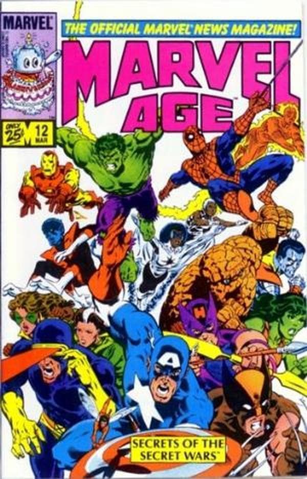Marvel Age #12 cover