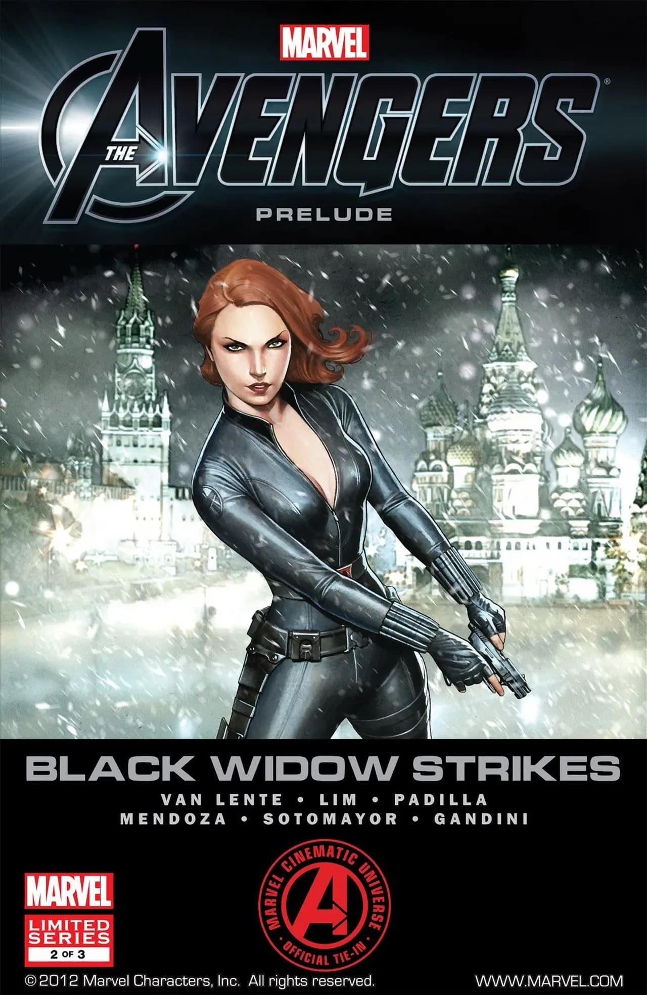 The Avengers Prelude: Black Widow Strikes #2 cover