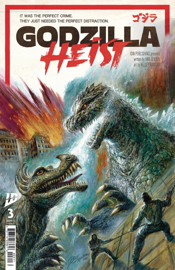 Godzilla: Heist #3 cover