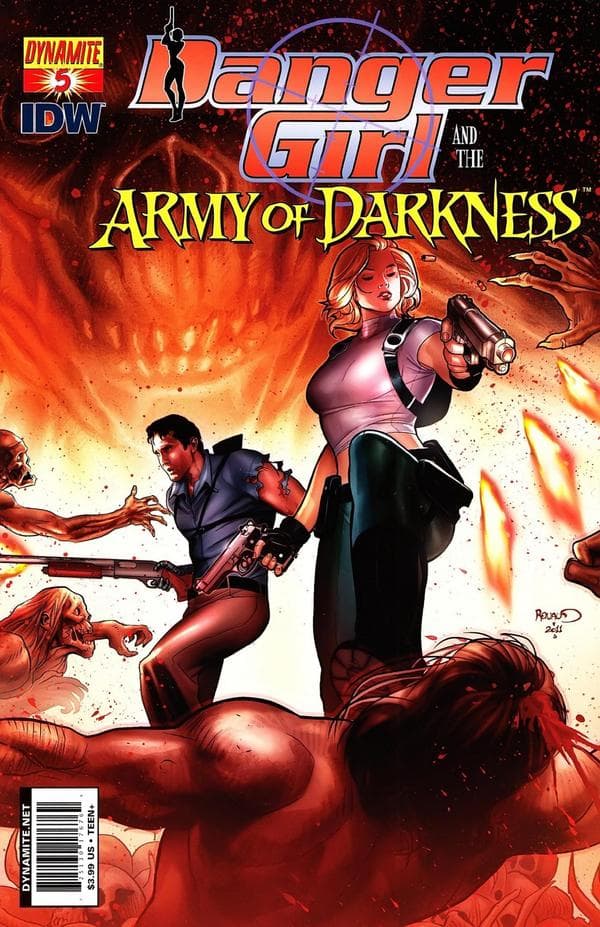 Danger Girl and the Army of Darkness #5 cover