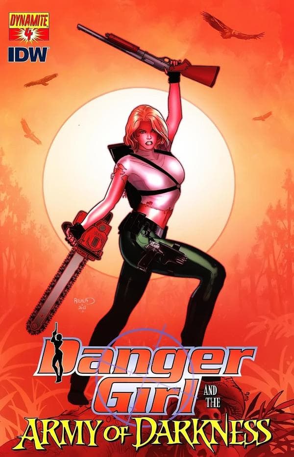 Danger Girl and the Army of Darkness #4 cover