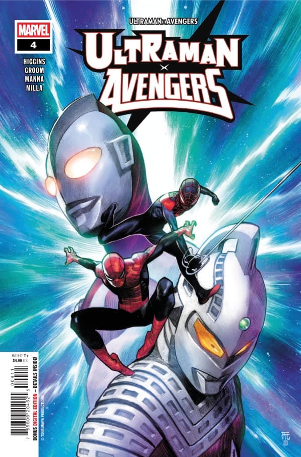 Ultraman x Avengers #4 cover