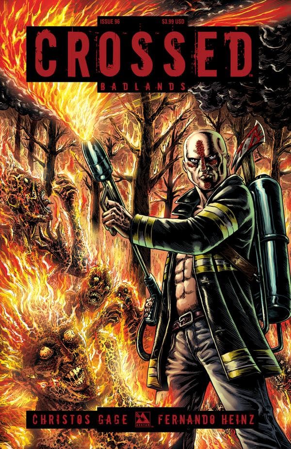 Crossed Badlands #96 cover