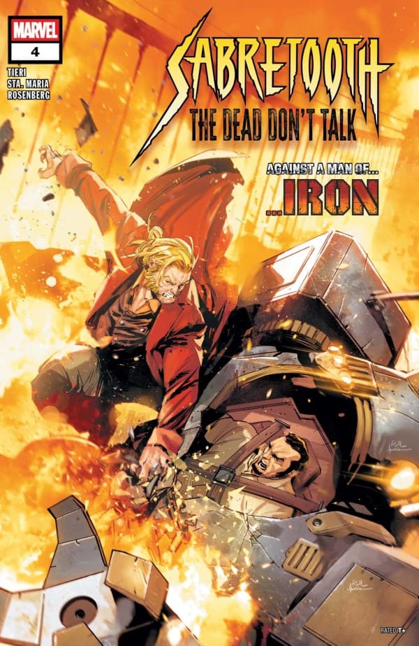 Sabretooth: The Dead Don't Talk #4 cover