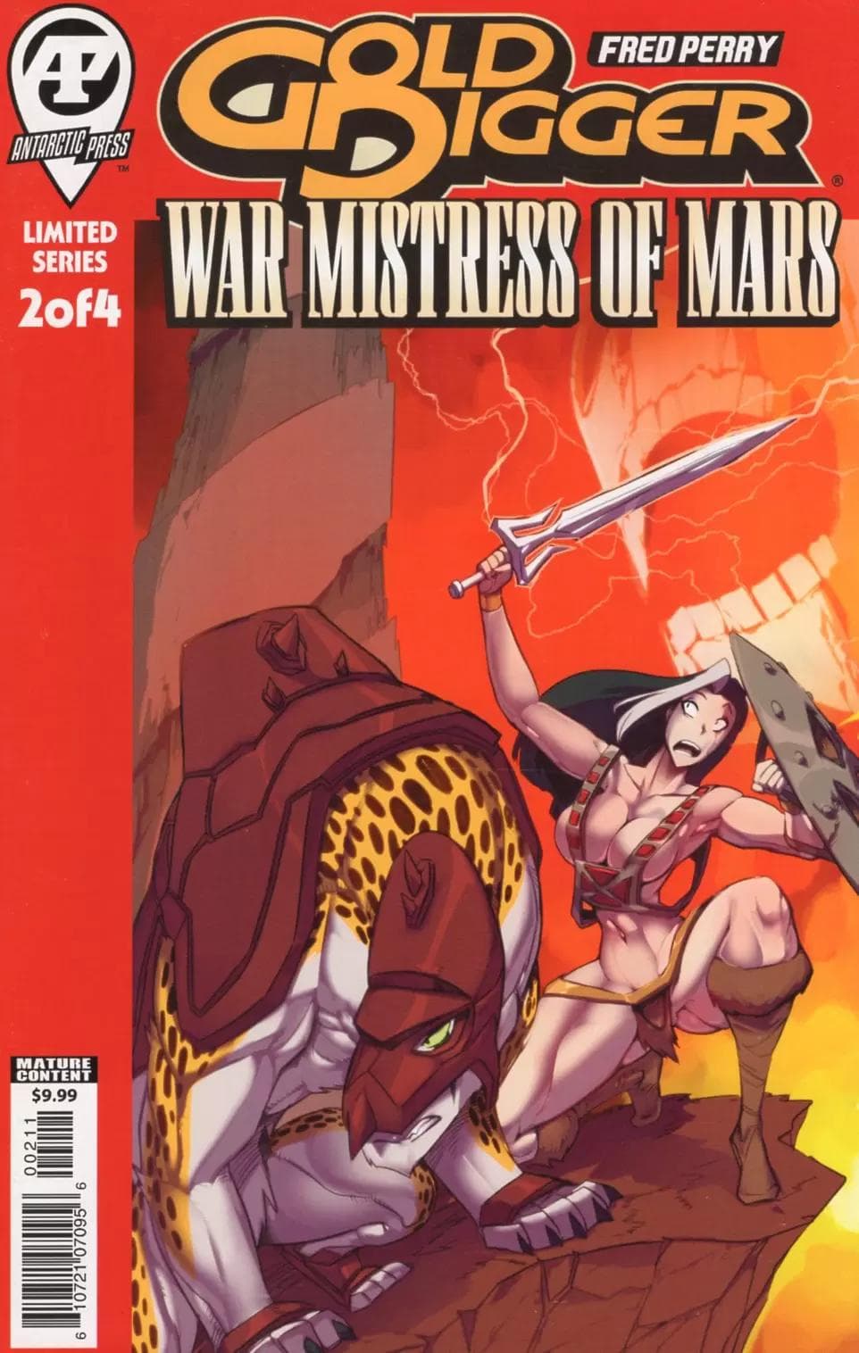 Gold Digger: War Mistress of Mars #2 cover