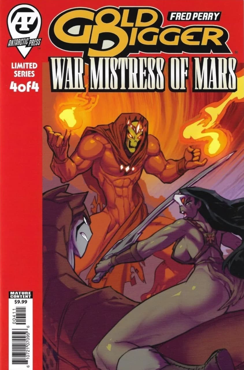 Gold Digger: War Mistress of Mars #4 cover