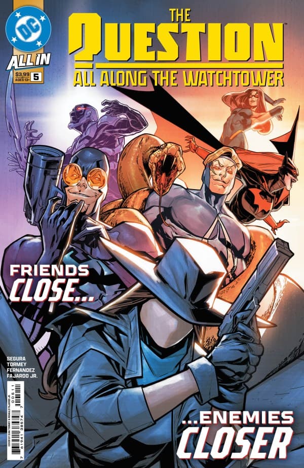 The Question: All Along the Watchtower #5 cover