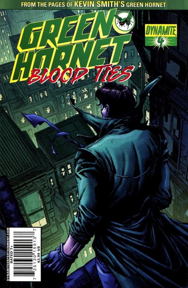 Green Hornet: Blood Ties #4 cover