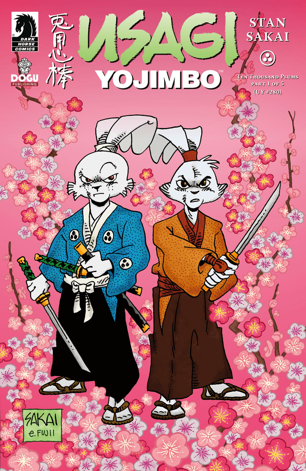 Usagi Yojimbo: Ten Thousand Plums #1 cover