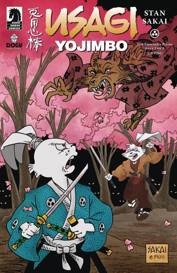 Usagi Yojimbo: Ten Thousand Plums #2 cover