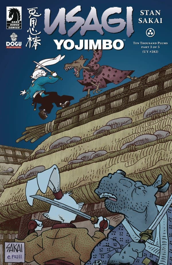 Usagi Yojimbo: Ten Thousand Plums #3 cover