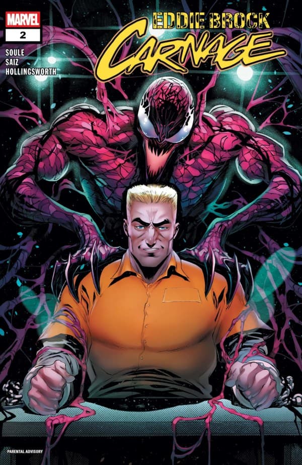 Eddie Brock: Carnage #2 cover