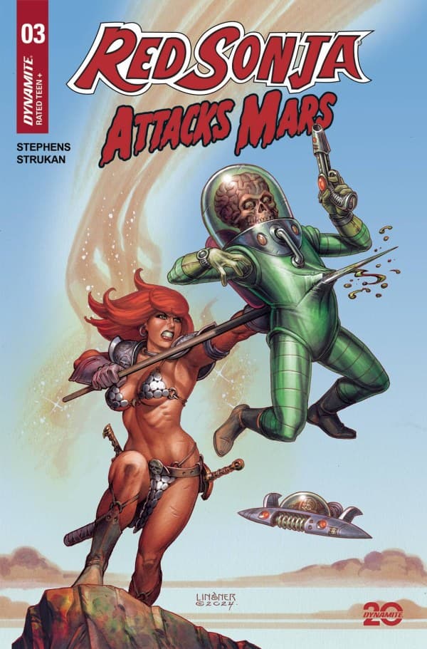 Red Sonja Attacks Mars #3 cover