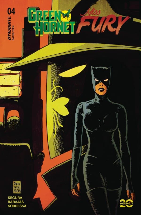 Green Hornet/Miss Fury #4 cover