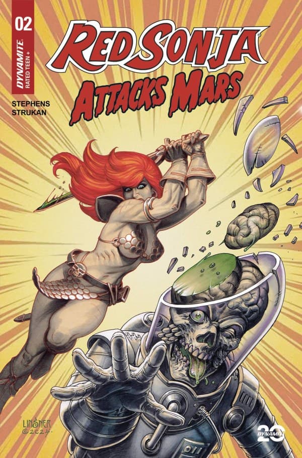 Red Sonja Attacks Mars #2 cover