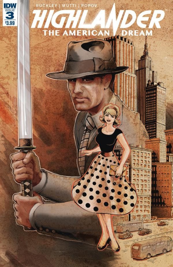 Highlander: The American Dream #3 cover