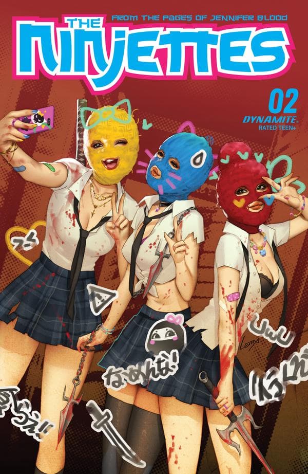 The Ninjettes #2 cover