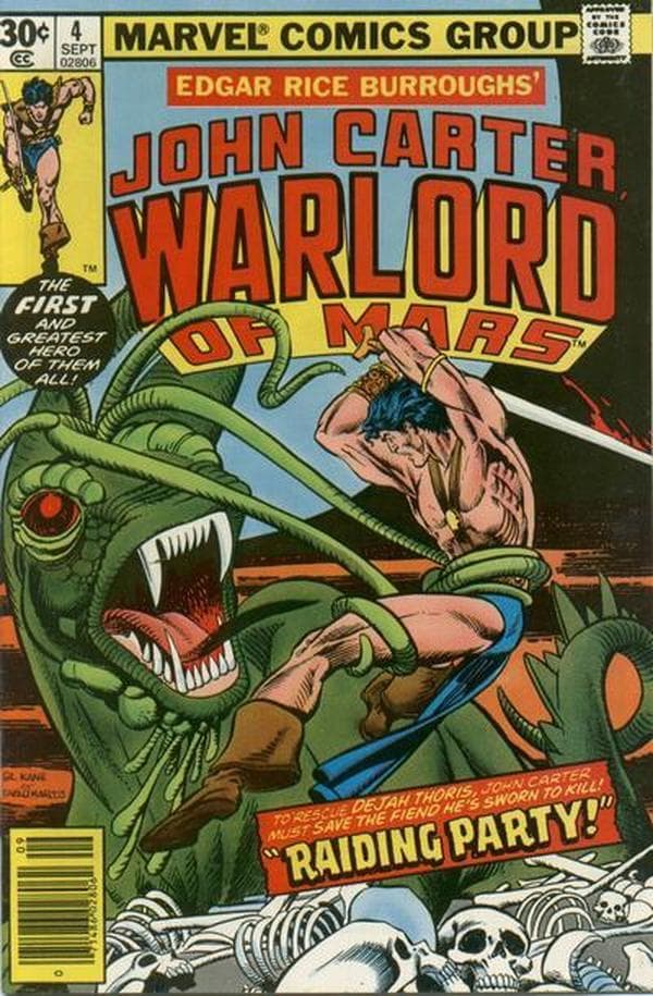 John Carter Warlord of Mars #4 cover