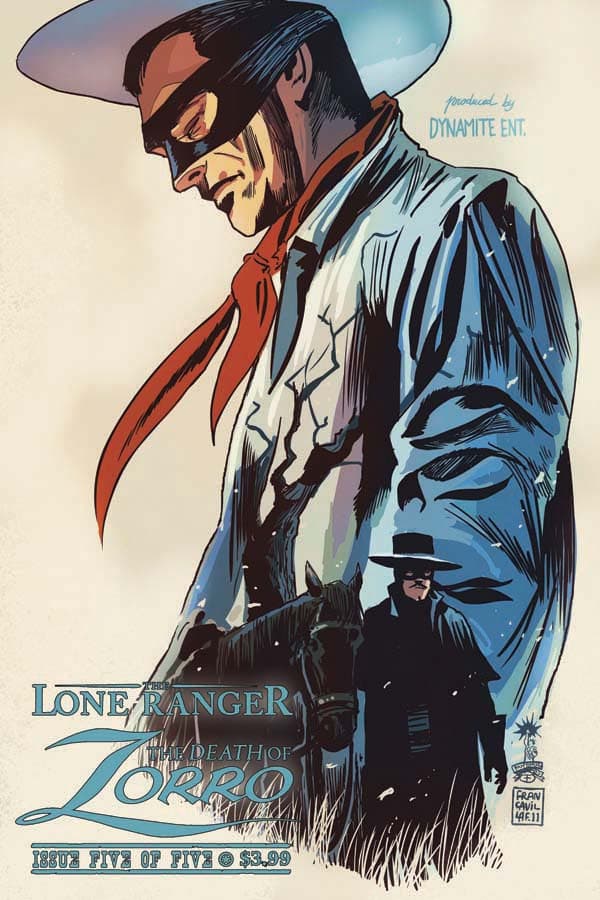 The Lone Ranger & Zorro: The Death of Zorro #5 cover
