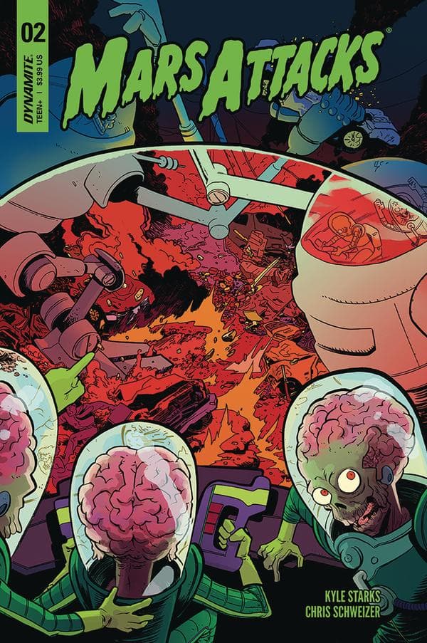 Mars Attacks #2 cover