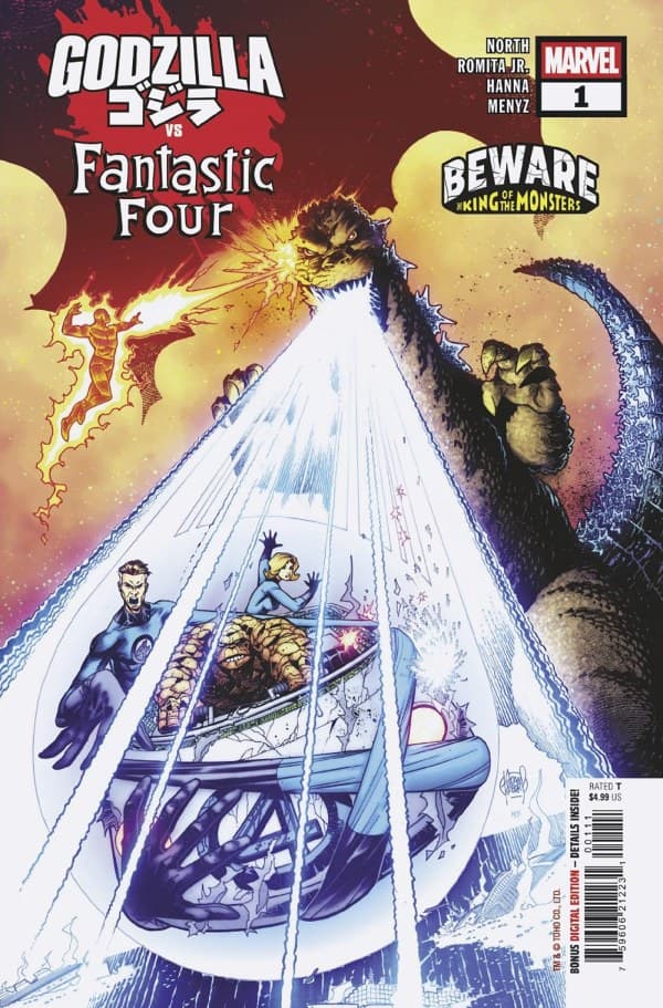 Godzilla vs. Fantastic Four #1 cover