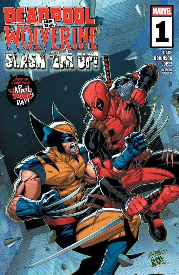 Deadpool vs. Wolverine: Slash 'Em Up #1 cover